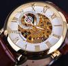 Forsining Men's Retro Skeleton Mechanical Watch