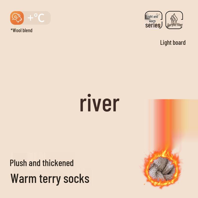 Premium Warm Wool Mid-Calf Socks - 5-Pair Pack for Older Kids XXL (12-15 years)