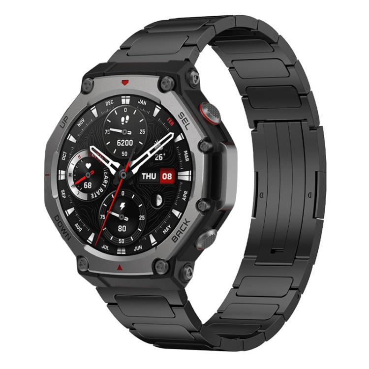 in Stock for Amazfit T-Rex 3 XDfind I-Shaped Buckle Stainless Steel Watch Band