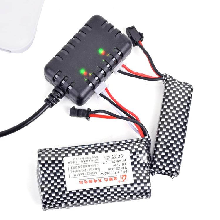 2 in1 1000Mah x 2 7.4V Li-ion Lithium Battery Charger USB Charger XH-3P Plug