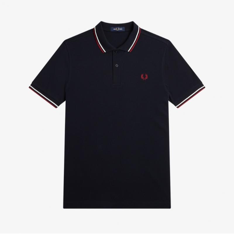Fred Perry [m3600] Twin Tip Fred Perry Shirt  T55  Afpm2413600 T55