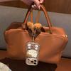 Hello Kitty 3D Brown Leopard Print Scarf Case for iPhone 17/16 Pro Max/15/14