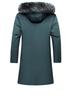 New Winter Hooded Down Jacket: Casual, Fashionable, Loose-Fit Mid-Length Coat for Couples
