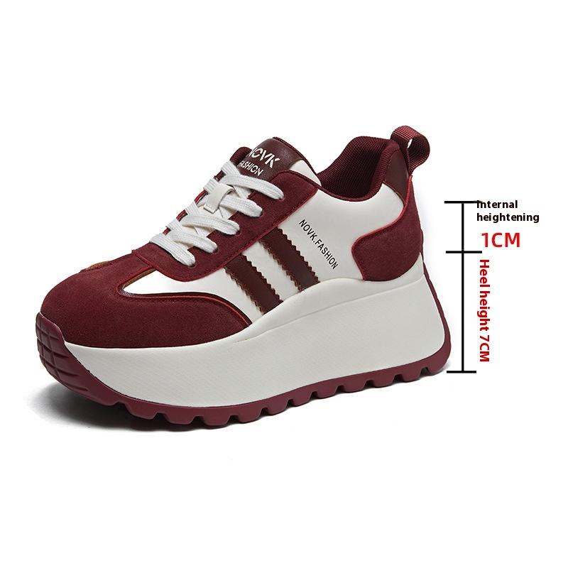 Women's Autumn German Training Shoes Thick Sole Height Increase Forrest Gump Shoes Running Sports Casual Dad Shoes