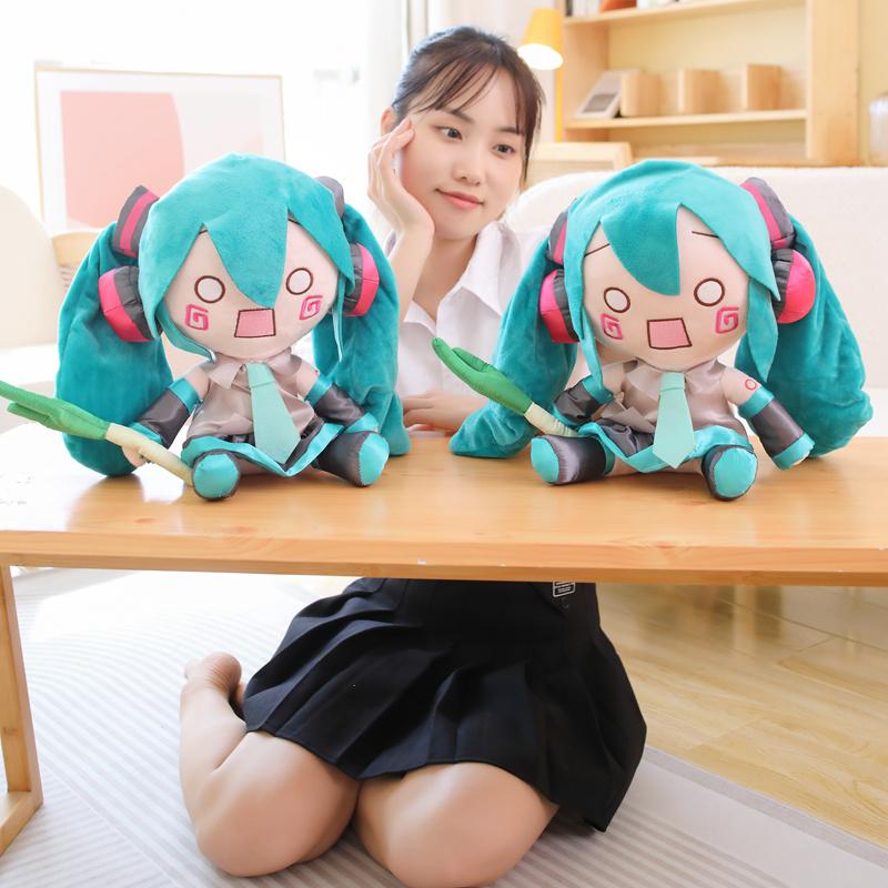 30cm Hatsune Miku Plush Toy Kawaii Stuffed Ievan Polkka Miku Doll Xmas Gifts Girl Child Soft Plushies