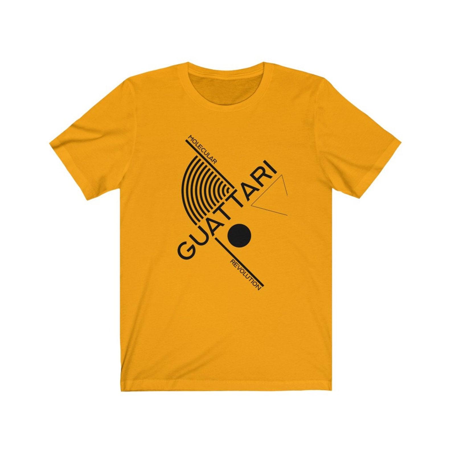 Deleuze and Guattari - Guattari Bauhaus Philosophy T-shirt XL