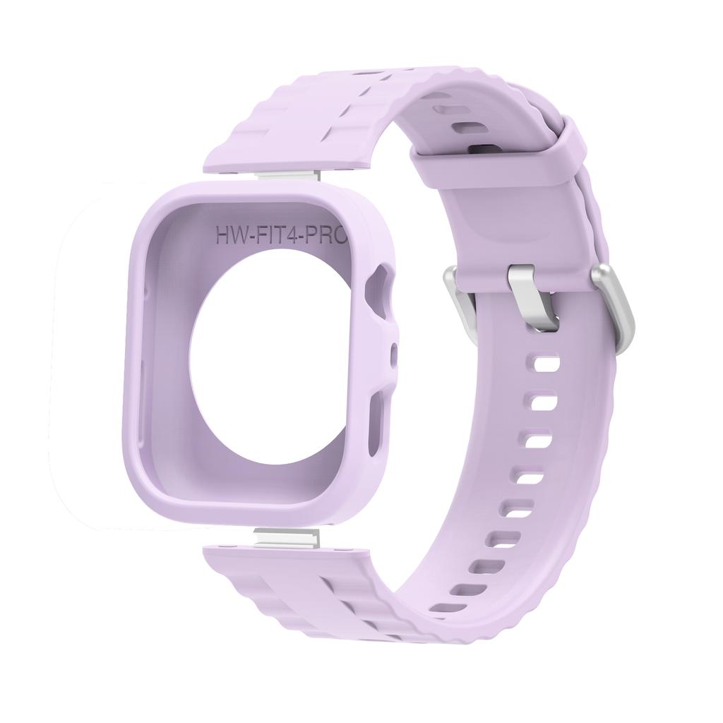 TPU Case+ Silicon Strap For Huawei Watch Fit 4 /Fit4 Pro Protector Cover Bumper Shell Watch Case Wristband Replacement