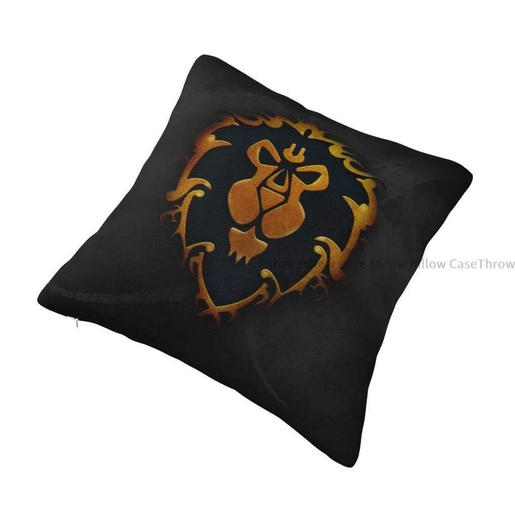 Löwen-Symbol Kissen World Of Warcraft Wurfkissenbezug Kissenbezüge Zuhause Sofa Stuhl Dekorativ Rucksack
