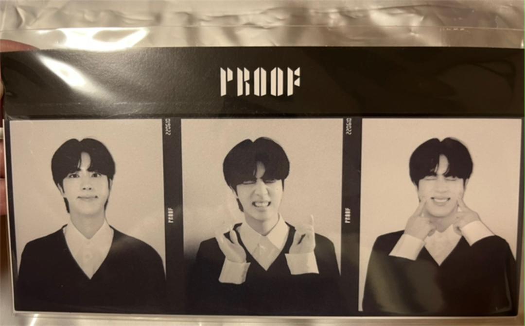 

[USED] BTS Jin Proof Weverse Bonus 3-Cut Photo Album Official Product