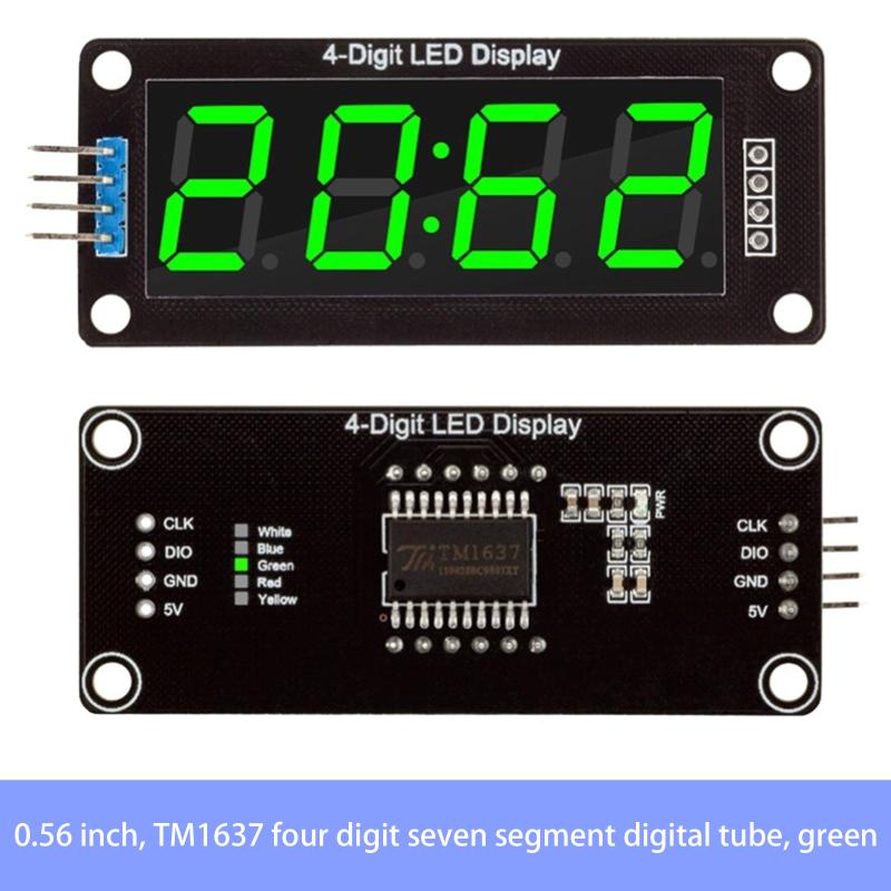 Tm1637 0,56 palce 4bitový LED digitální trubicový displej 7segmentový displejový modul LED elektronická hodiny displejový modulová deska pro Arduino