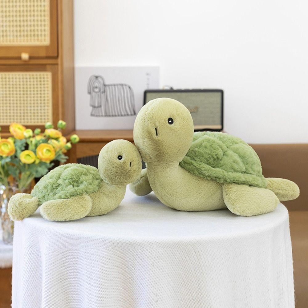 Marine Animal Sea Turtle Stuffed Doll Fluffy Animal Sea Turtle Pillow  Children Gift
