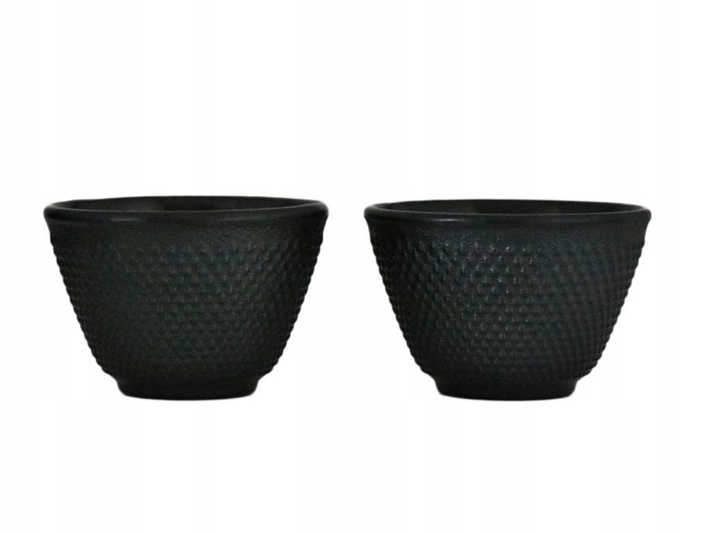 CAST IRON CUPS 2x CAST IRON CUPS FOR TEA AND INFUSIONS 100 Ml ENAMELLED