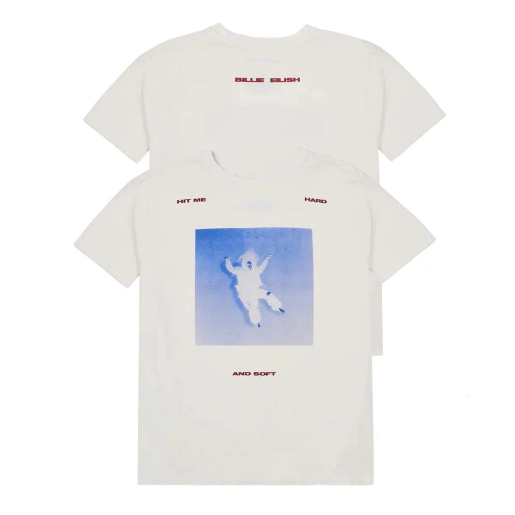 2026 Billie Eilish American Singer Rock American Casual High Street Loose Men's and Women's Summer Fashion T-shirt Short Sleeve Tops