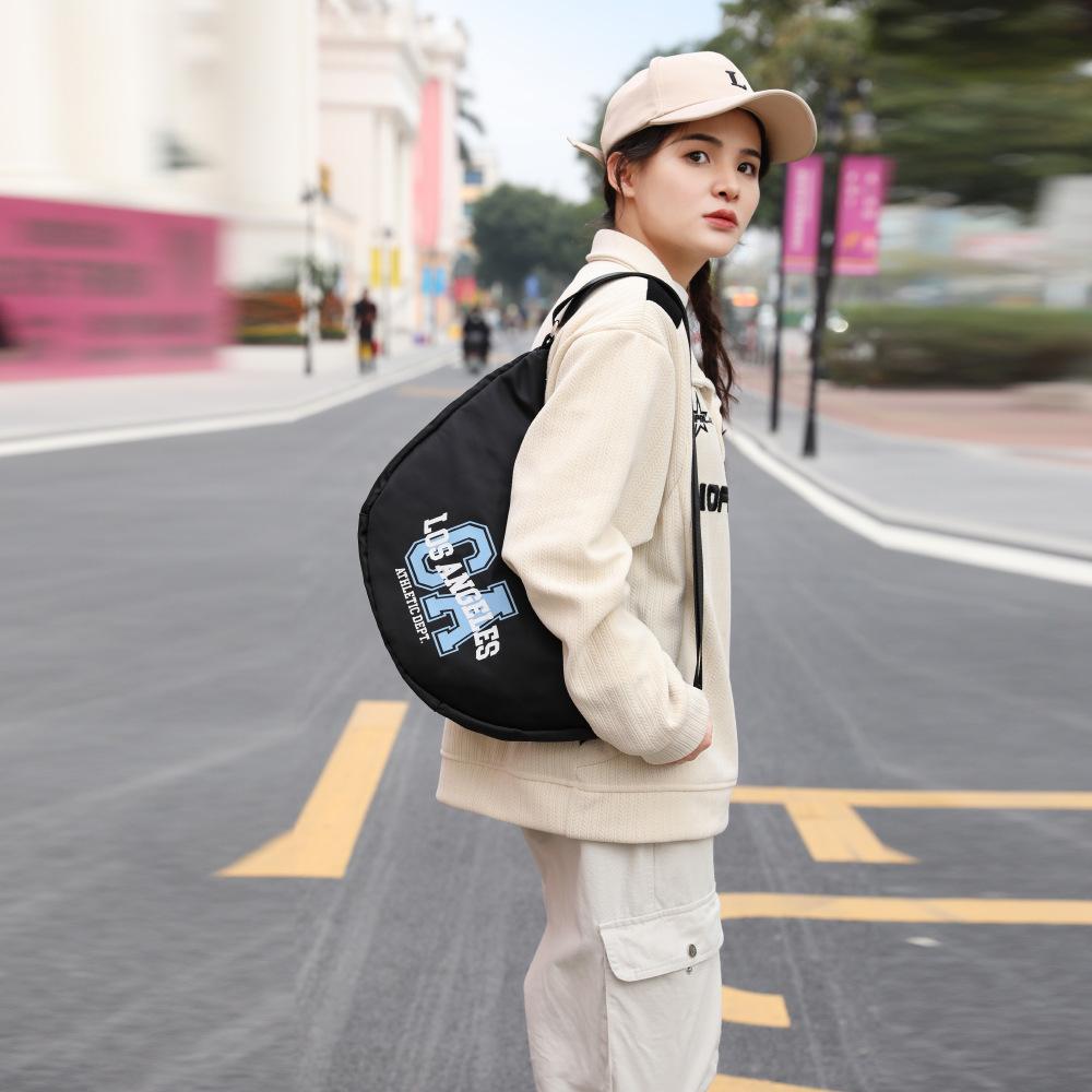 Spring large-capacity nylon dumpling bag women's messenger bag men's urban sports cycling bag shoulder bag