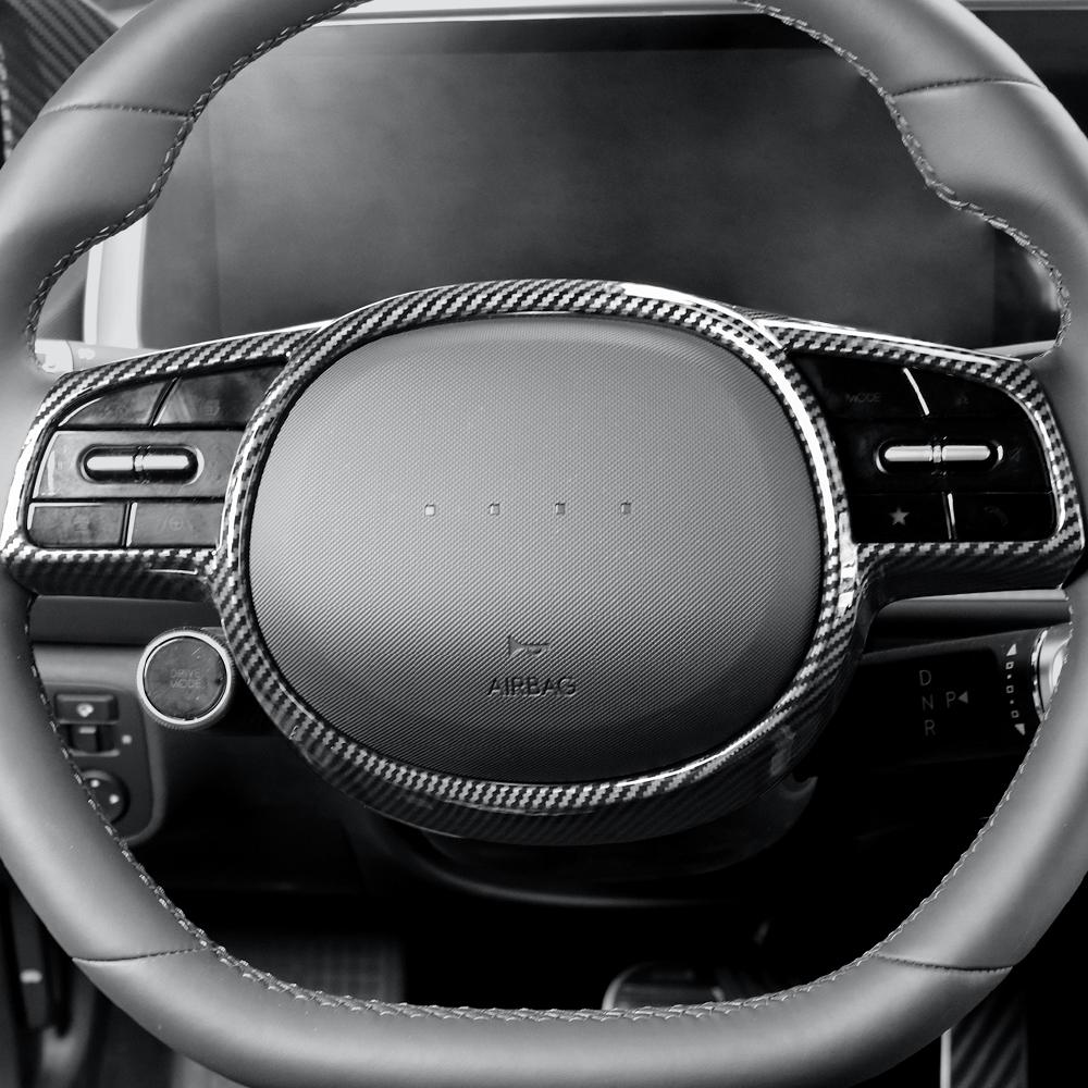 Für Hyundai IONIQ 5/IONIQ 6 2026-2026 Auto Lenkradabdeckung Lenkradblende Auto Innenraum Dekor Zubehör