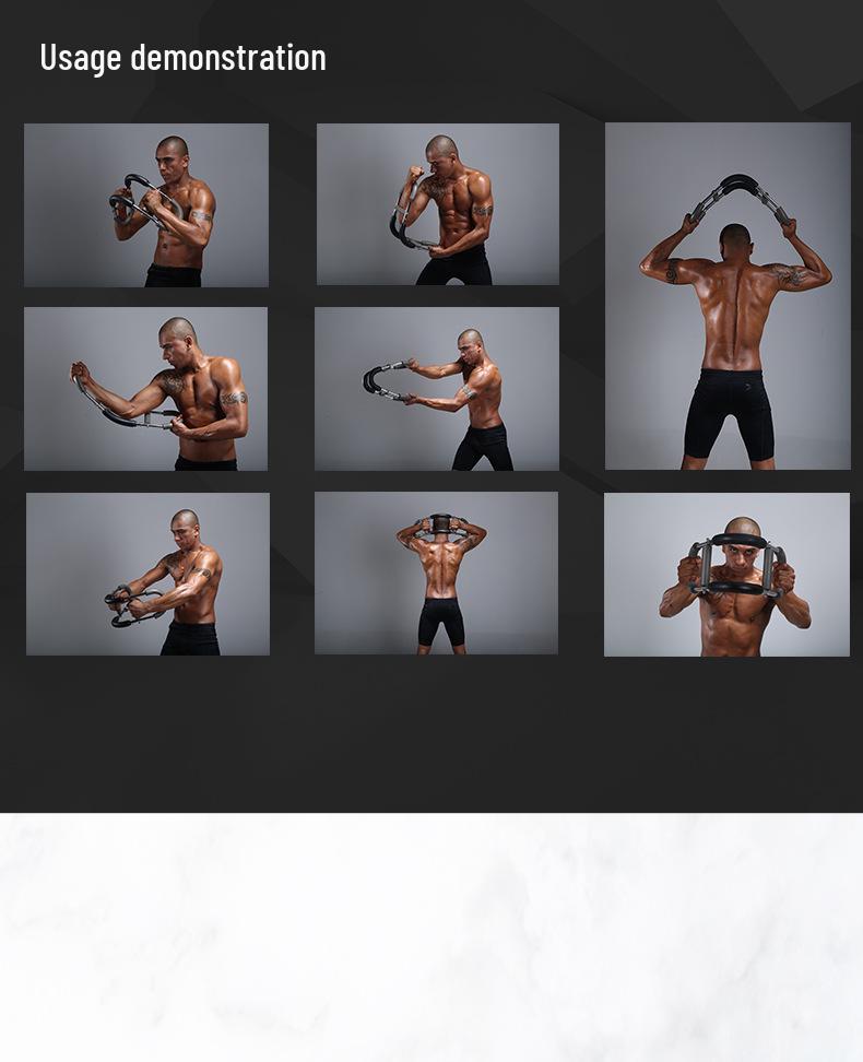 Verstellbarer U-förmiger Armkrafttrainer für Heimfitness
