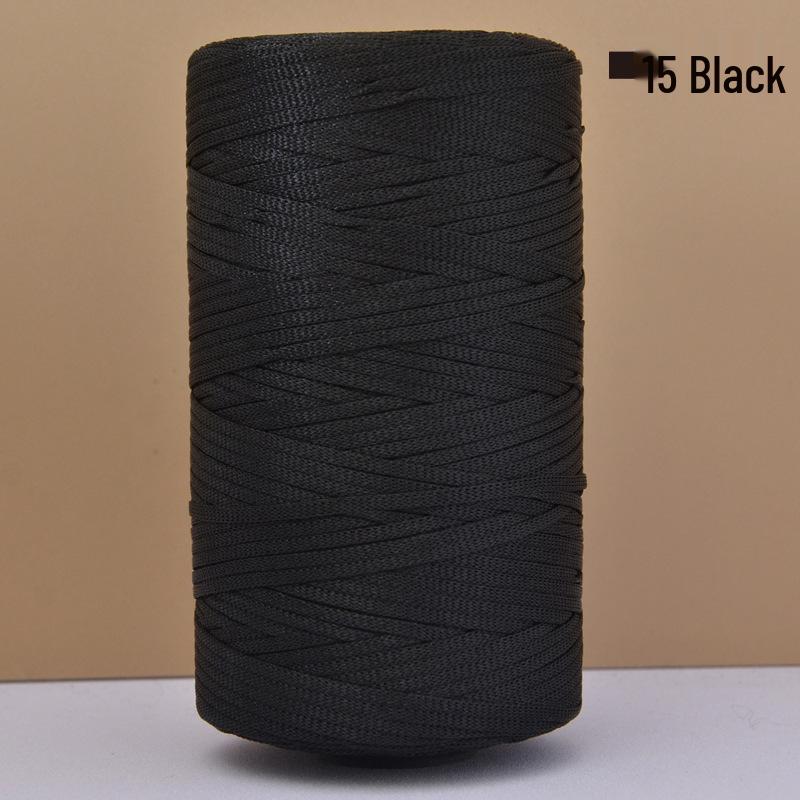 Hand-Woven Mercerized Cotton & Linen Ice Silk Yarn for DIY Crochet Bags, Hats, and Cushions