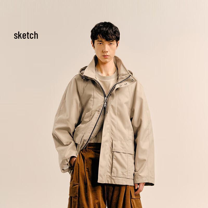 Men s 2024 Autumn Stand-Collar Casual Jacket L