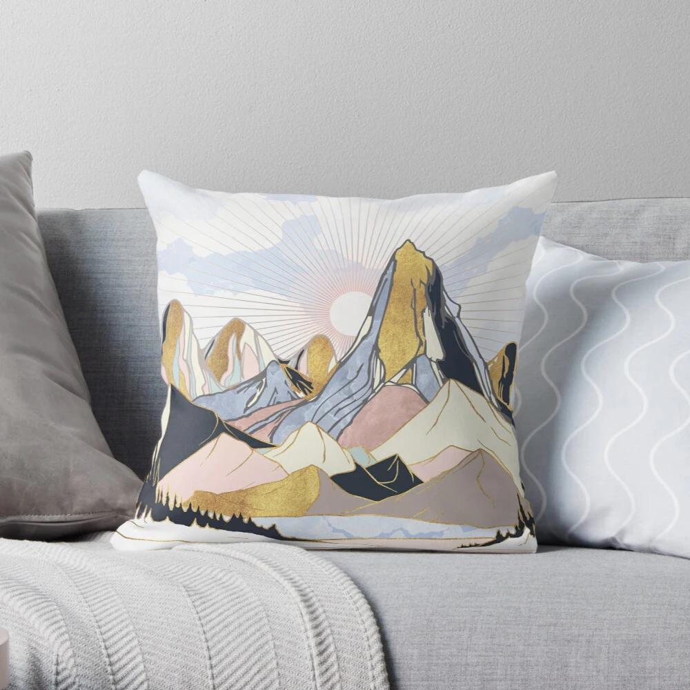 Bedroom Living Room Sofa Bed Decoration Abstract Landscape Pattern Home Pillow Cover Cushion