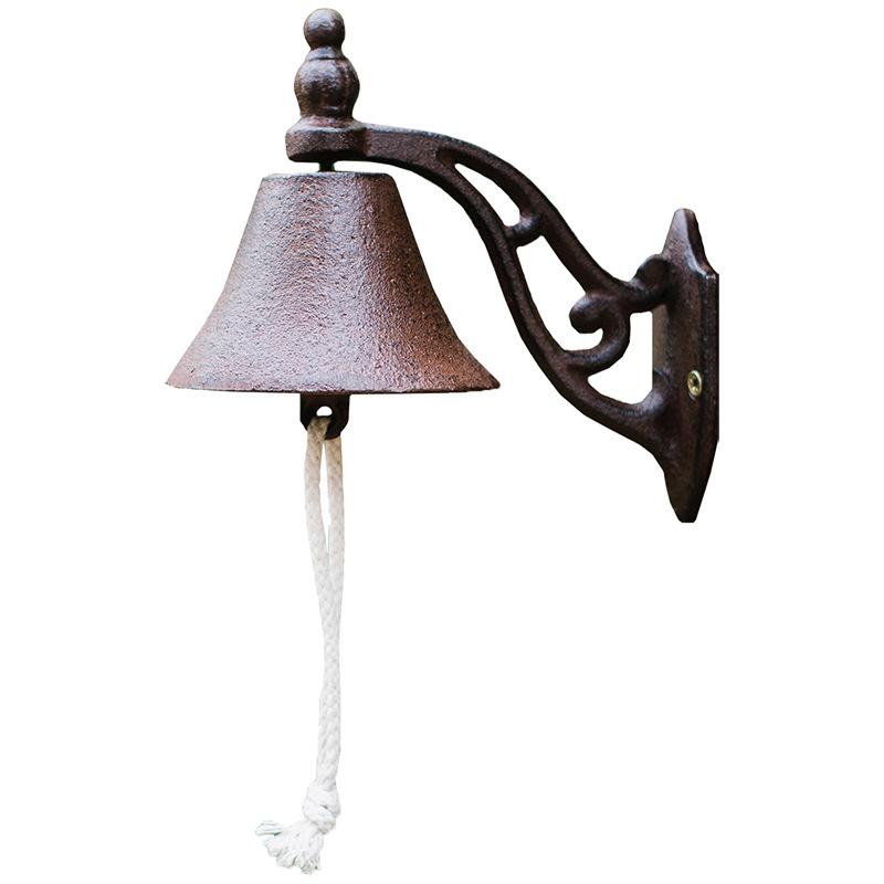 Retro European & American Style Hand-Crank Bell: Large Hanging Doorbell with Loud Sound