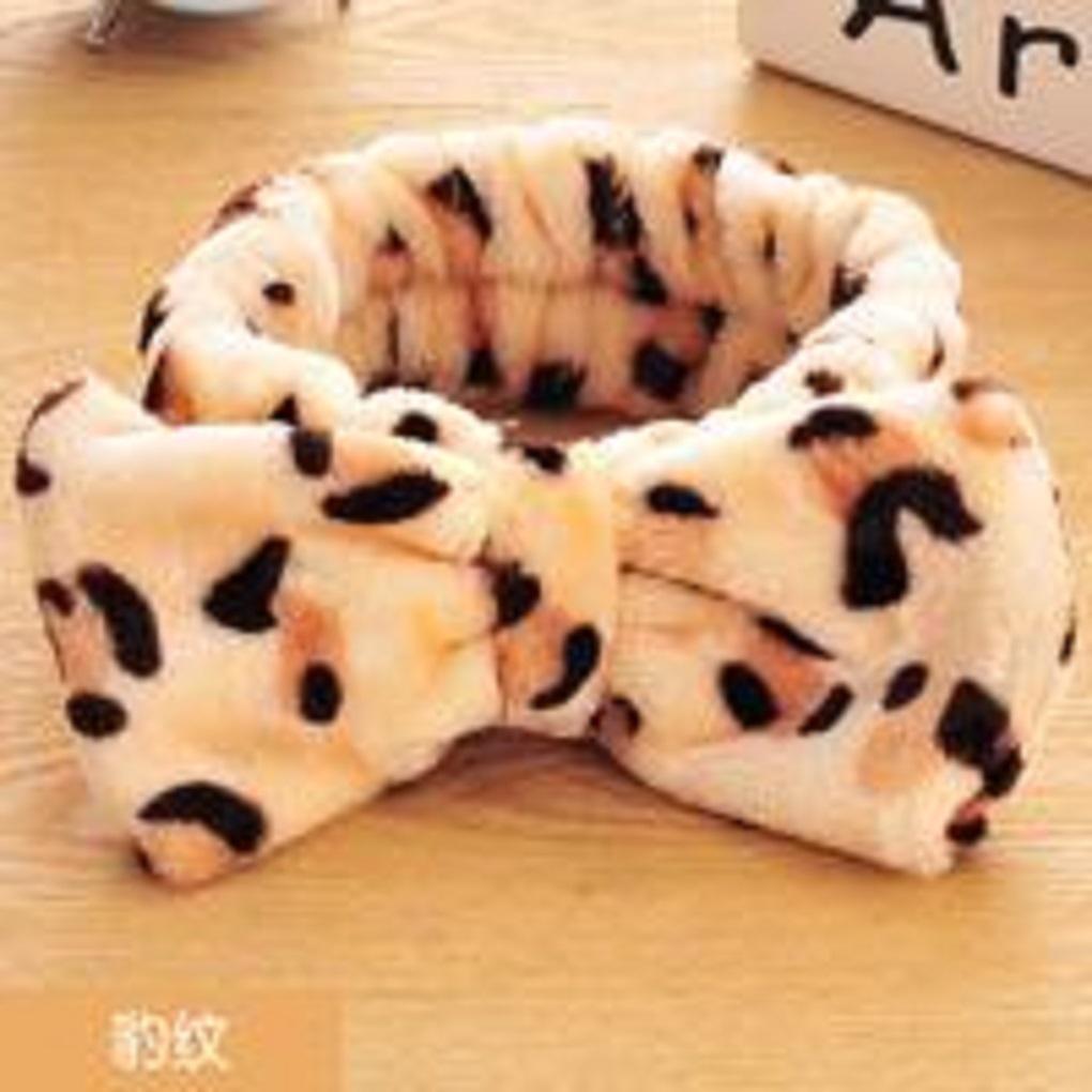 

Женская повязка на голову с дизайном бантика для макияжа, умывания лица, волос, коралловая вельветовая повязка