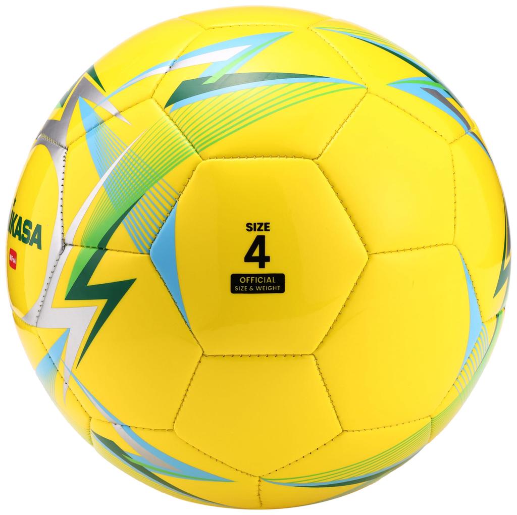 Mikasa Soccer Size MIFoA for Elementary School F4AZ Recommended Internal (MIKASA) Ball, 4, (Mifora), Students, Yellow, D-LY, Pressure 0.600 kgf/cm²