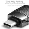 USB C To USB 3 0 OTG Adapter Type C Male To Female Converter with Keychain Zinc Alloy Case for Smartphones Tablets