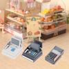 1:12 Ornament domečku pro panenky Realistický mini automat na kreditní karty Vynikající detaily Skener pro dekorace domečku pro panenky