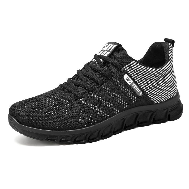 Men's shoes new summer sports shoes breathable mesh running shoes comfortable soft sole single shoes simple versatile casual shoes