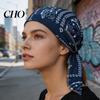 Turban Cap Cooling Hat Paisley Pattern Elastic Fit Adjustable Straps Retro Bandana Headscarf Breathable Sweat-Wicking Fabric Outdoor Cycling