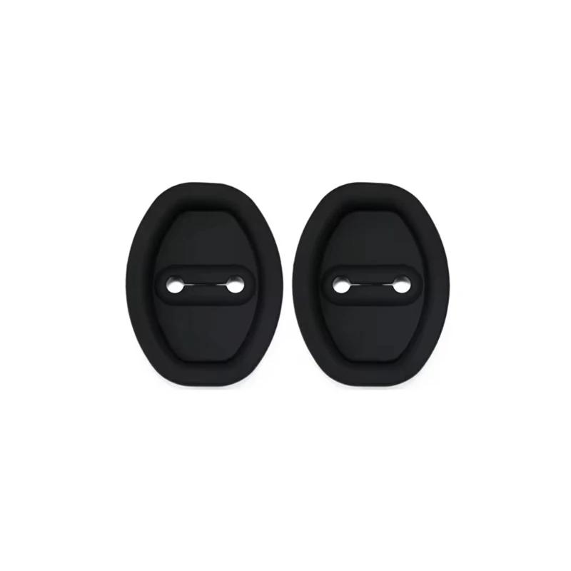 Universal Car Door Slamming Anti-vibration Silicone Cushioning Mute Shock Absorber Protective Cover Door Latch Protection Pads