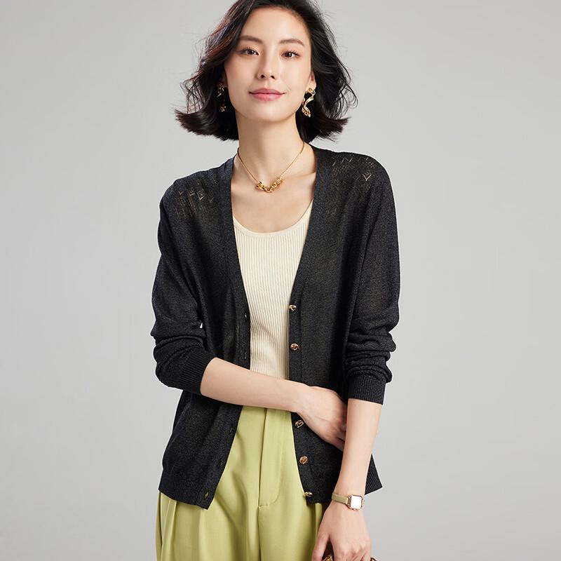 Women's Summer Loose Knit Hollow Out Cardigan