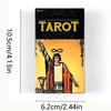 Tarot Cards A 78pcs Deck Oracle English Prophecy Divination Oracle Edition Borad Playing Game, Family Gatherings Cards Games