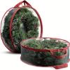 Multipurpose Transparent Organiser Bag For Seasonal Decorations Wreath Protector Heavy Duty PVC Storage Solution