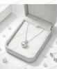 Sterling Silver Princess Pearl Necklace - Light Luxury Clavicle Chain with Single Pearl