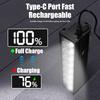 4000MAH 22 LED Alumin Bike Bicycle Light C Rechargeable Bicycle Lights MTB Flashlight Headlight for Cycling Bicycle Front Lamp