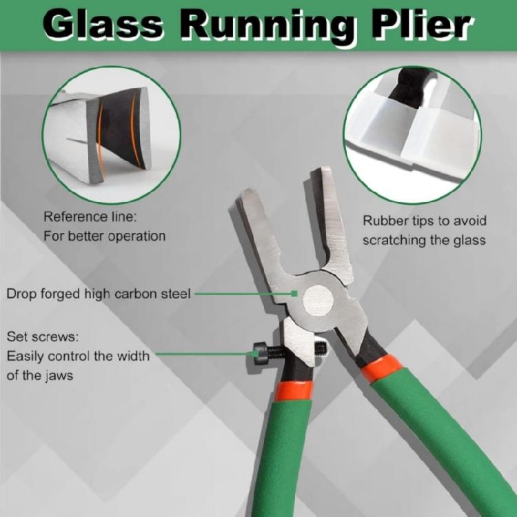 Versatile Glass And Tile Pliers Set With Ergonomic Grip Wear resistant Tool For Reduced Fatigue During Extended Use