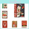 Colorful Christmas Garden Flags Featuring Adorable Cartoon Characters For Holiday Cheer