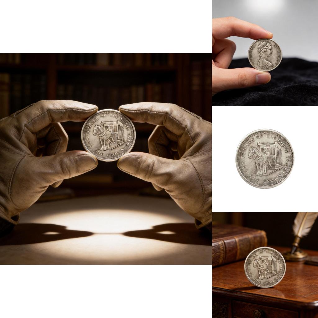 Elizabeth Ii Manx Silver Coin With Antique Finish For Collectors And Decor