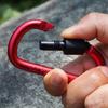 Bold No. 8 Aluminum Locking Hook D-Ring Carabiner Quick Link Nut Buckle for Backpacks