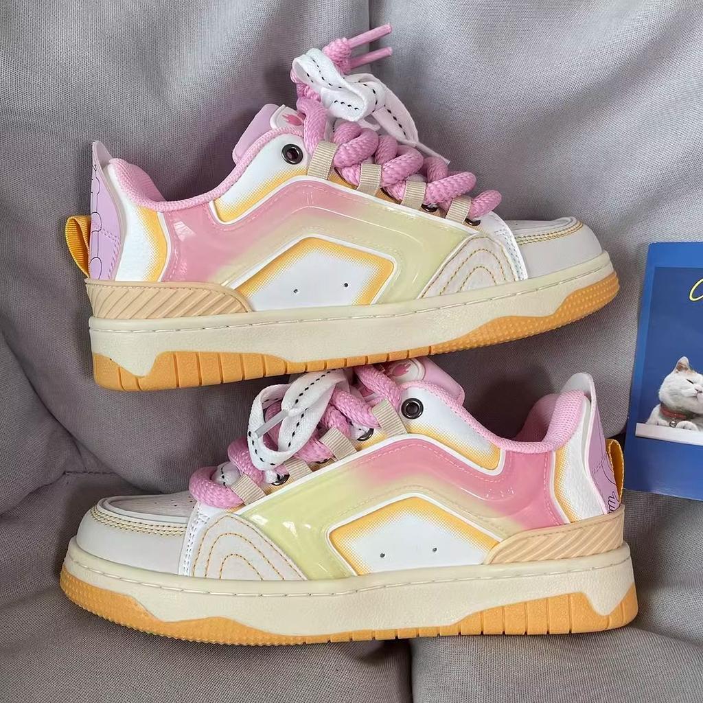 Verkoop Jelly Mandarin Schoenen Dopamine Casual Sneakers Heren- en Dames Campus Trend Alles-matcher Skateschoenen