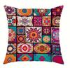Pcs Boho Mandala Pillow Covers Colorful Ethnic Floral Decorative Pillowcases for Sofa Bedroom Living Room Home Decor