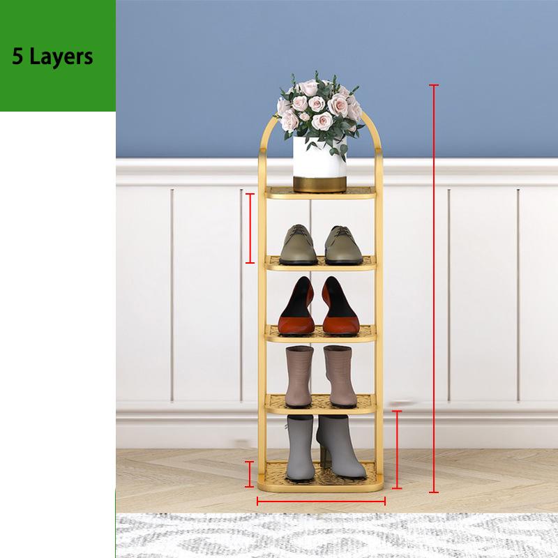 

Metal Shoe Rack | Foyer Storage Rack, No Tools Required, Easy to Install, Suitable for Various Room Types, 5-7 Layers Optional