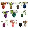 3D Printed Wavy Vase Modern Boho Vase Table Centerpiece Vase for Dried Artificial Flowers Home Room Wedding Decor
