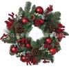Christmas Wreath Door Hanging Decor Home Mall Window Party Festive Simulation Ornament