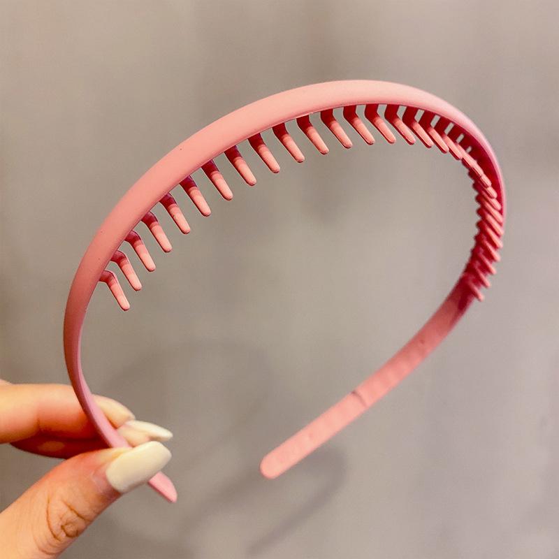 Korea Mode Lange Zahn Haarbänder Für Frauen Nicht Slip Haar Kämme Einfarbig Geometrische Lünette Femme Haar Zubehör Mädchen