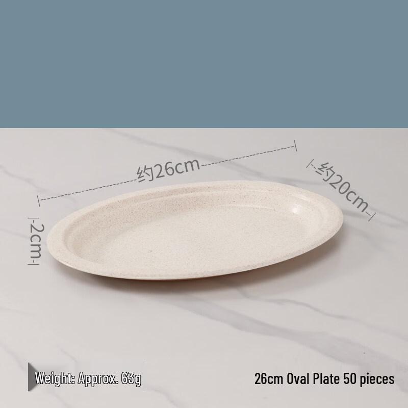 ZISIZ Food Grade Disposable Plates