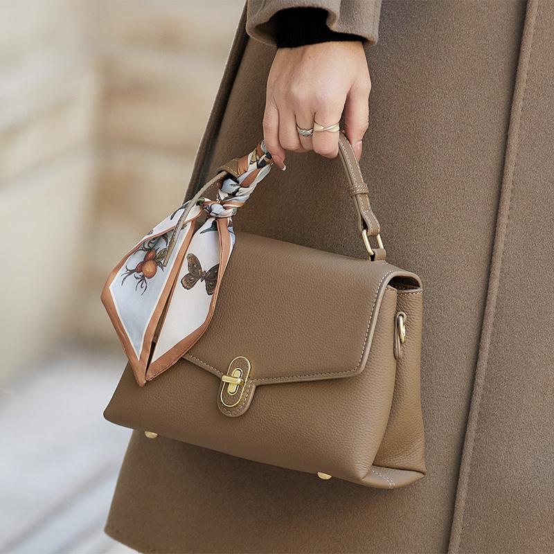 Limited original brand women's bag genuine leather shoulder bag messenger bag cowhide bag for women crossbody style
