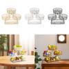 Tiered Wire Basket Stand Multiuse Bread Basket Fruit Bowl Holder Iron Mesh Fruits Stand for Potato Bread Snack Veggie Table