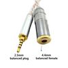 HIFI Single Crystal Copper 2.5mm Balanced Male To 3.5mm Balanced Male Audio Adapter Cable 4.4 Male To Male Adapter